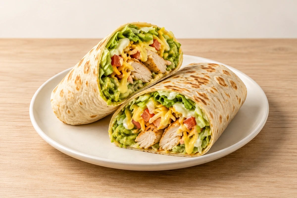 Chicken Guacamole Wrap